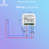 Wiring of White369 Tuya MIni DIY Smart Curtain Switch 1 Gang, 1 Channel, Support Alexa, Smart Life App