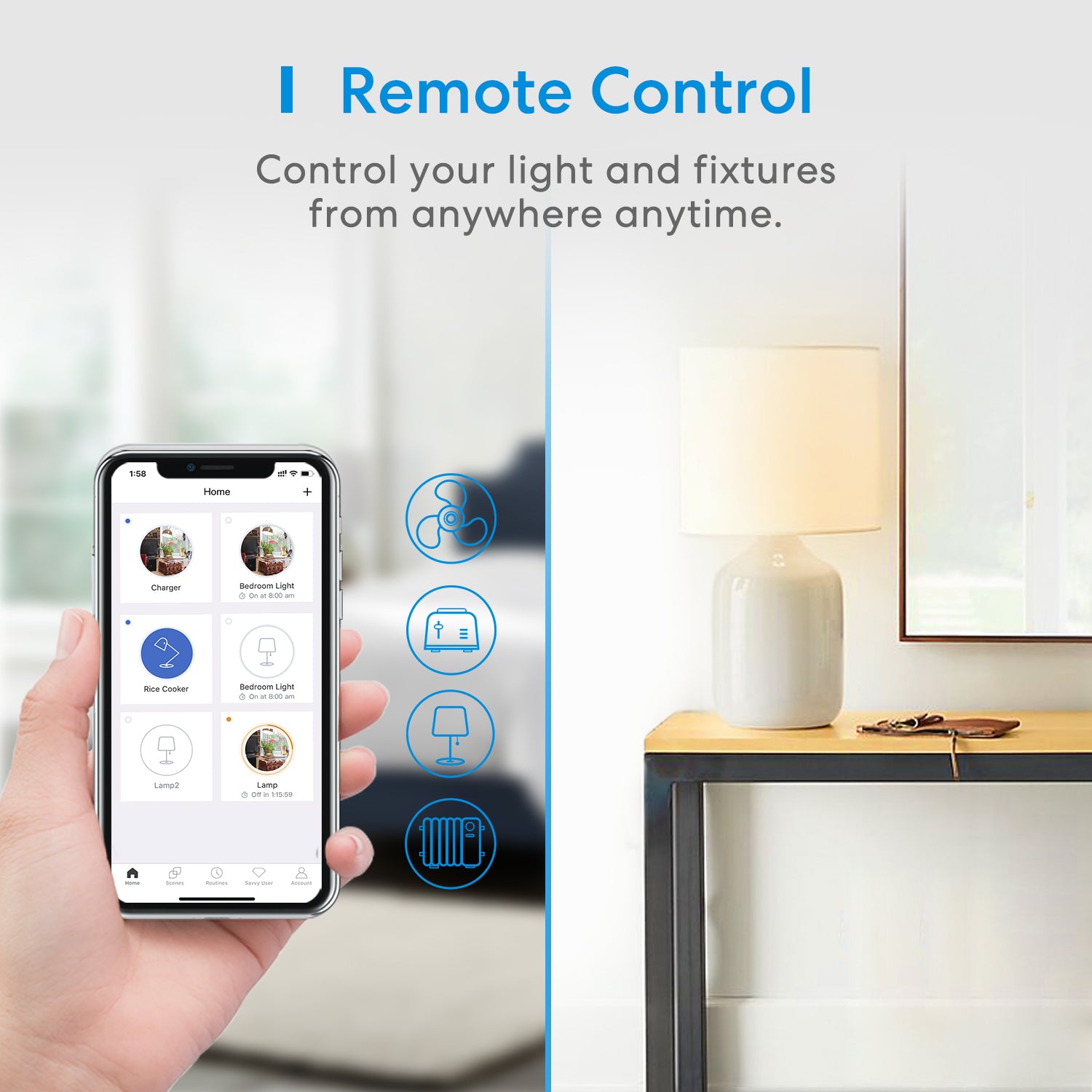 Smart Plug WiFi With Energy Monitor 2 Pack